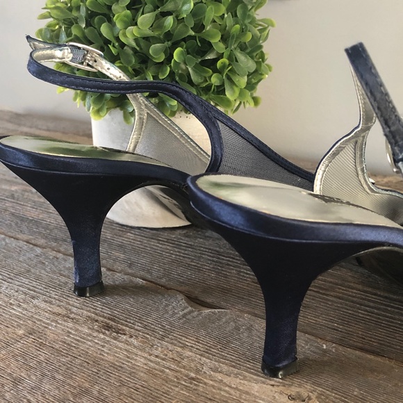 Caparros Sling Back Kitten Heel Shoes - Picture 6 of 16